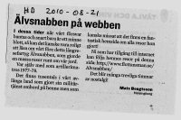 Trevlig insändare i Helsingborgs Dagblad om Äbn-sajten. Klicka för att förstora!