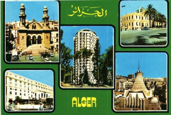 Vykort från Alger, första hamnen på resan.